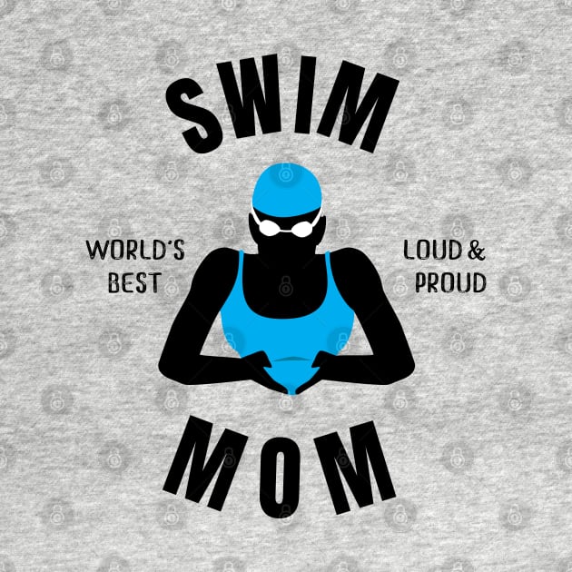 Worlds Best Swim Mom Swim Mom Gift by atomguy